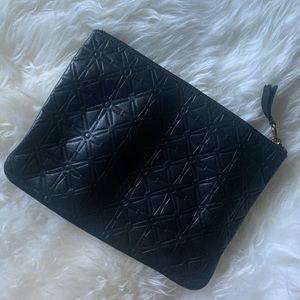 Comme de Garçon Large Leather ZIP Pouch